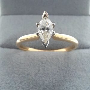 Marquise Diamond Solitaire Engagement Ring