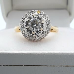 Diamond Cluster Halo Ring